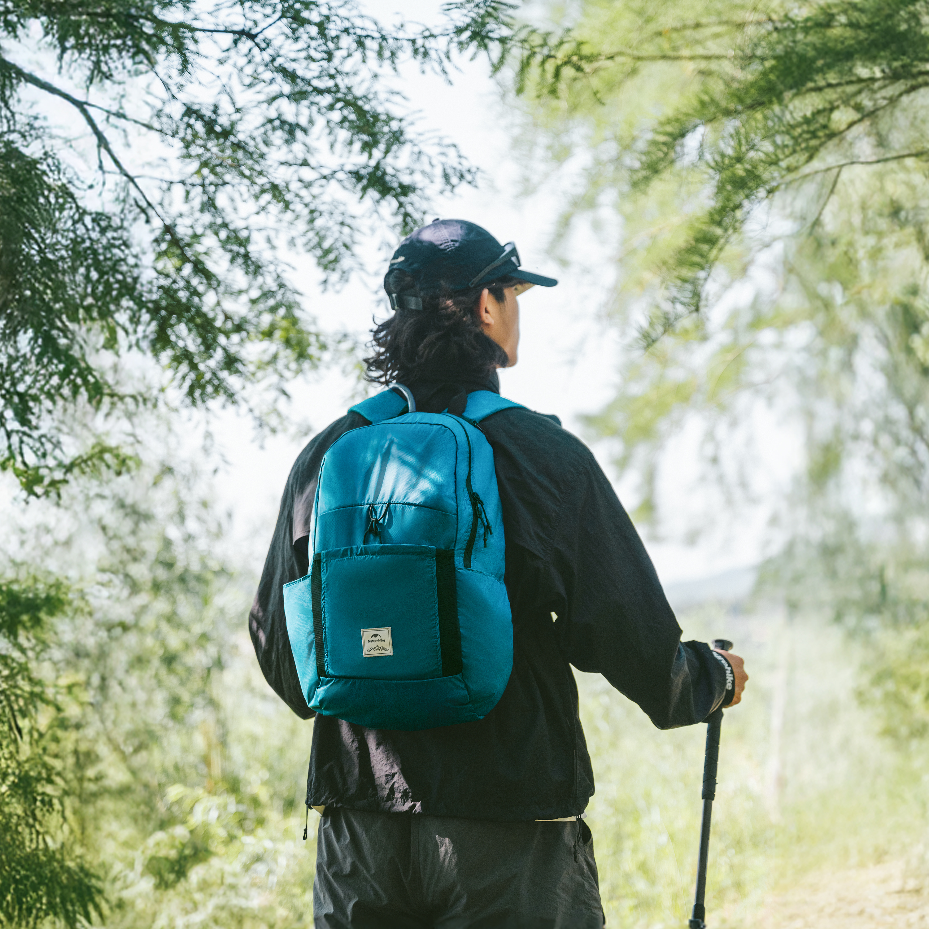 Naturehike ultralight sbalitelný batoh 30l 240g - černý